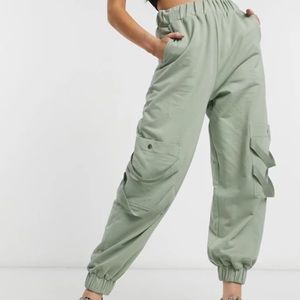 ASOS DESIGN washed jogger with pockets
